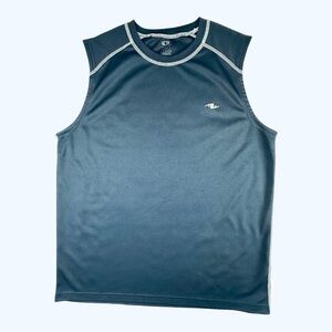 Athletic Works Sleeveless Jersey Shirt Blue Size M